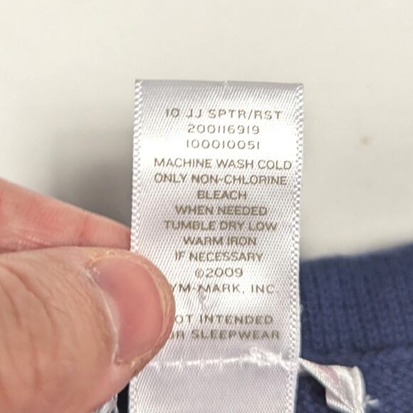 Janie and Jack Dress Girls Sz 3T Navy Sweater Dress Cap Sleeve Classy 2010 - Picture 6 of 6